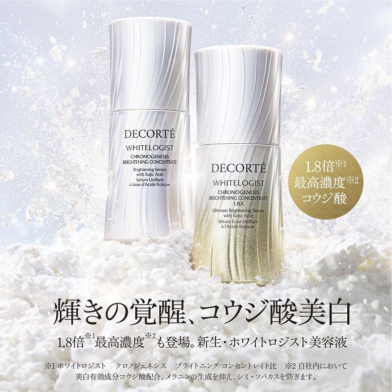 DECORTÉホワイトロジスト限定ボトル 美白美容液 60ml ホワイトロジスト クロノジェネシス ブライトニング コンセントレイト